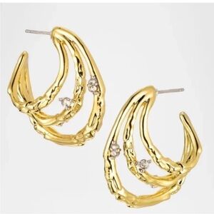 Alexis Bittar -  Textured Hoop Earrings